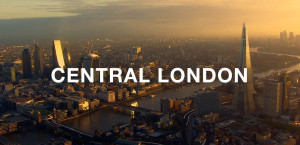 central london aerial photo